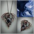 Pietersite dragon necklace