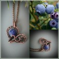 Sodalite heart necklace