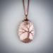 Rose quartz necklace for women