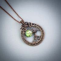 Mother of pearl shell moon necklace